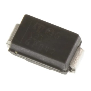STMicroelectronics Schottky Diode 100 V 2 A Surface Mount DO-214AC Package STPS2H100A
