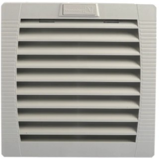 Pfannenberg PF 22.000 Series Filter Fan 115V AC 20W 145mm x 145mm 61 m³/h Filtered Air, 178.5 m³/h Unimpeded Airflow IP54