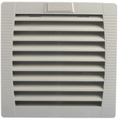 Pfannenberg PF 22.000 Series Filter Fan 115V AC 20W 145mm x 145mm 61 m³/h Filtered Air, 178.5 m³/h Unimpeded Airflow IP54