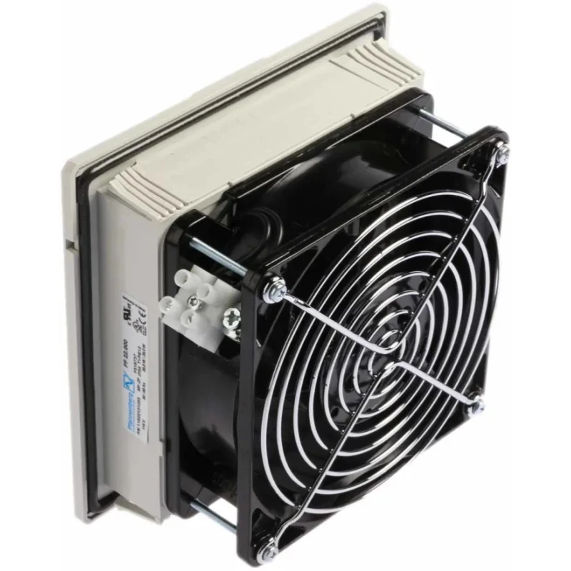 Pfannenberg PF 22.000 Series Filter Fan 115V AC 20W 145mm x 145mm 61 m³/h Filtered Air, 178.5 m³/h Unimpeded Airflow IP54