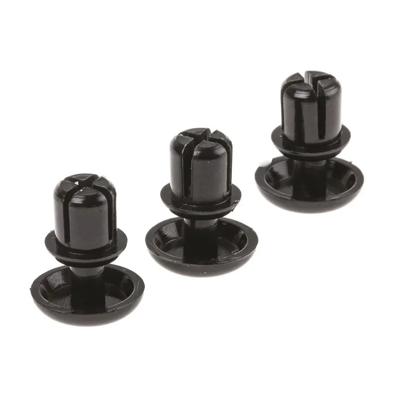 Essentra Nylon Snap Rivet 3.5 mm Diameter, 5.1 mm Length, Plain Finish 255-9964