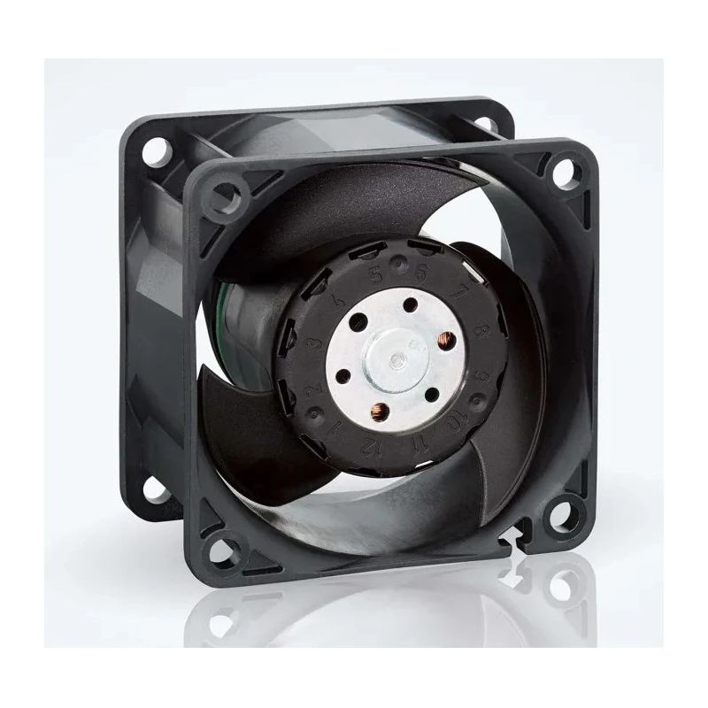 ebm-papst 600 J Series Ball Bearing Axial Fan 24V DC, 7.7W, 70 m³/h Airflow, 11700 RPM, IP20 