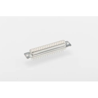 Amphenol Communications Solutions D 37 Way Straight 2.76 mm Pitch Through Hole D-Sub Connector Female DC37S364TLF
