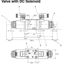 Bosch Rexroth Hydraulic Directional Spool Valve Type J 230V, 2 Positions, 4 Ports, 60L/min Flow R900551703