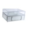 Fibox Flanged EK Series Grey Transparent Lid Polycarbonate Enclosure IP67 IP66 IK08 180 mm x 380 mm x 280 mm