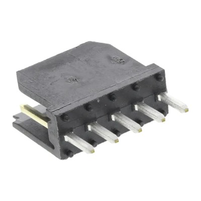 Amphenol Communications Solutions Dubox Series Straight Through Hole PCB Header 5 Contact 2.54 mm Pitch 1 Row 76384-305LF