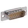 Amphenol Communications Solutions 15 Way Straight 2.74 mm Pitch Panel Mount D-Sub Connector Male DA15P064TXLF