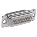 Amphenol Communications Solutions 15 Way Straight 2.74 mm Pitch Panel Mount D-Sub Connector Male DA15P064TXLF