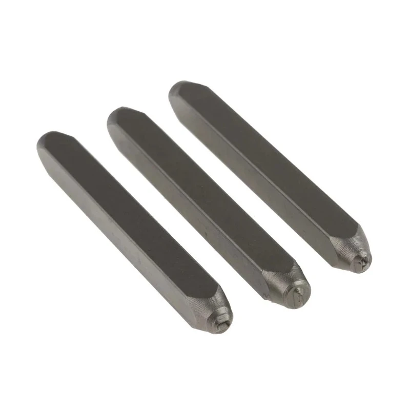 RS PRO 3 mm Engraving Punch Set, 9 Piece, 61 mm Punch Length, 6 mm Punch Width 251-772