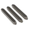 RS PRO 3 mm Engraving Punch Set, 9 Piece, 61 mm Punch Length, 6 mm Punch Width 251-772