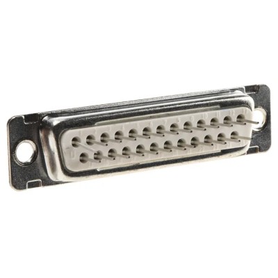Amphenol Communications Solutions D-Sub Connector Female 25 Way Straight 2.76 mm Pitch Through Hole DB25S364TLF