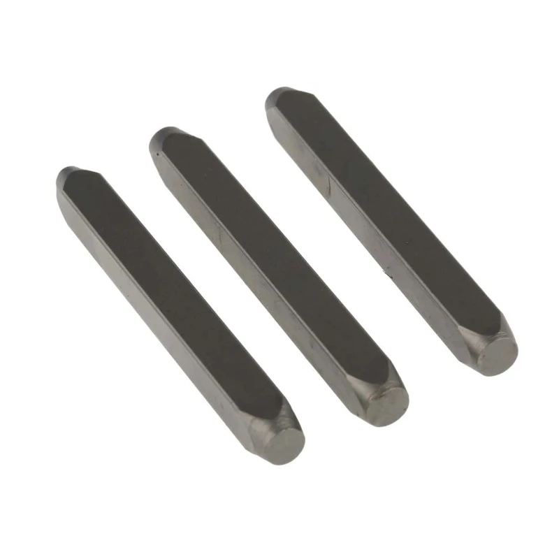 RS PRO 3 mm Engraving Punch Set, 9 Piece, 61 mm Punch Length, 6 mm Punch Width 251-772