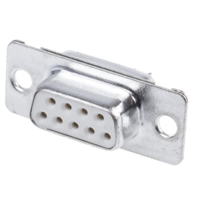 Amphenol Communications Solutions D-Sub Connector Female 9 Way Straight 2.74mm Pitch Through Hole DE09S364TLF