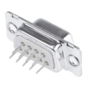 Amphenol Communications Solutions D-Sub Connector Female 9 Way Straight 2.74mm Pitch Through Hole DE09S364TLF