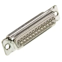 Amphenol Communications Solutions 25 Way Straight 2.76 mm Pitch Panel Mount D-Sub Connector Female DB25S064TLF