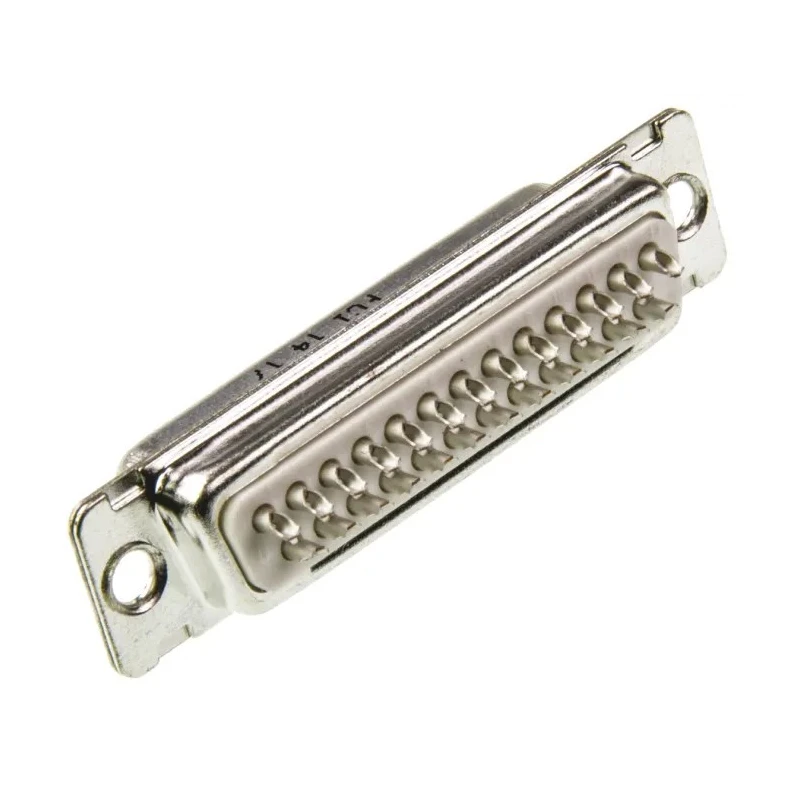 Amphenol Communications Solutions 25 Way Straight 2.76 mm Pitch Panel Mount D-Sub Connector Female DB25S064TLF
