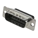Amphenol Communications Solutions 15 Way Straight 2.74 mm Pitch Cable D-Sub Connector with Clinch Nut and float 865615PLTXLF