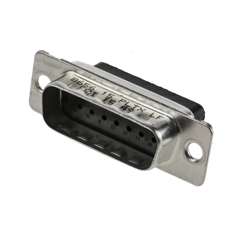 Amphenol Communications Solutions 15 Way Straight 2.74 mm Pitch Cable D-Sub Connector with Clinch Nut and float 865615PLTXLF
