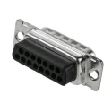 Amphenol Communications Solutions 15 Way Straight 2.74 mm Pitch Cable D-Sub Connector with Clinch Nut and float 865615PLTXLF