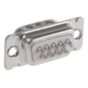 Amphenol Communications Solutions 9 Way Straight 2.74 mm Pitch Panel Mount D-Sub Connector Male DE09P064TXLF