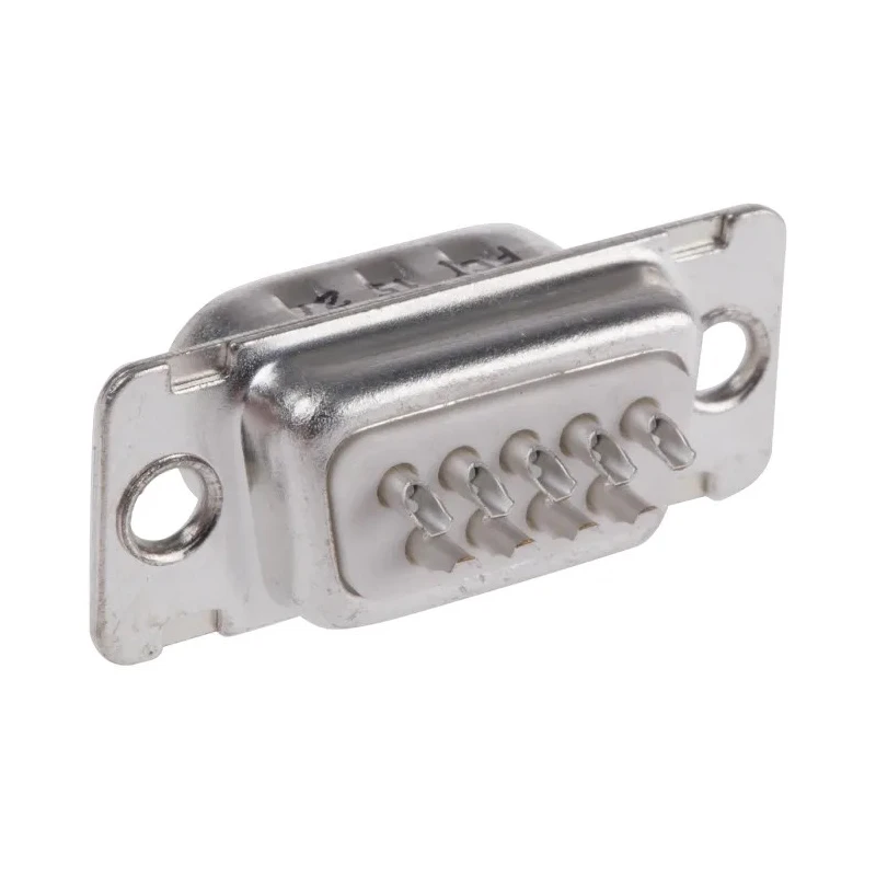 Amphenol Communications Solutions 9 Way Straight 2.74 mm Pitch Panel Mount D-Sub Connector Male DE09P064TXLF