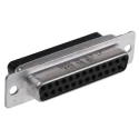 Amphenol Communications Solutions 25 Way Straight Cable D-Sub Connector Female 2.76 mm Pitch 865625SLTLF