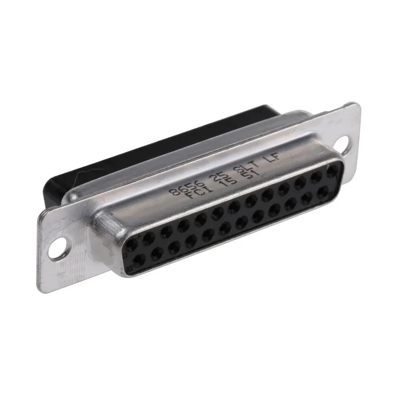 Amphenol Communications Solutions 25 Way Straight Cable D-Sub Connector Female 2.76 mm Pitch 865625SLTLF