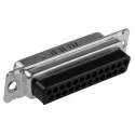 Amphenol Communications Solutions 25 Way Straight Cable D-Sub Connector Female 2.76 mm Pitch 865625SLTLF