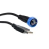 Bulgin USB Cable Male Mini USB Type B to Male USB Type A USB 2.0 40V 2m PX0441/2M00