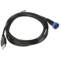 Bulgin USB Cable Male Mini USB Type B to Male USB Type A USB 2.0 40V 2m PX0441/2M00