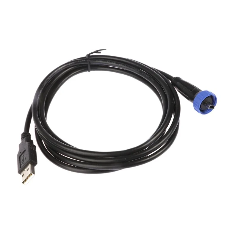 Bulgin USB Cable Male Mini USB Type B to Male USB Type A USB 2.0 40V 2m PX0441/2M00