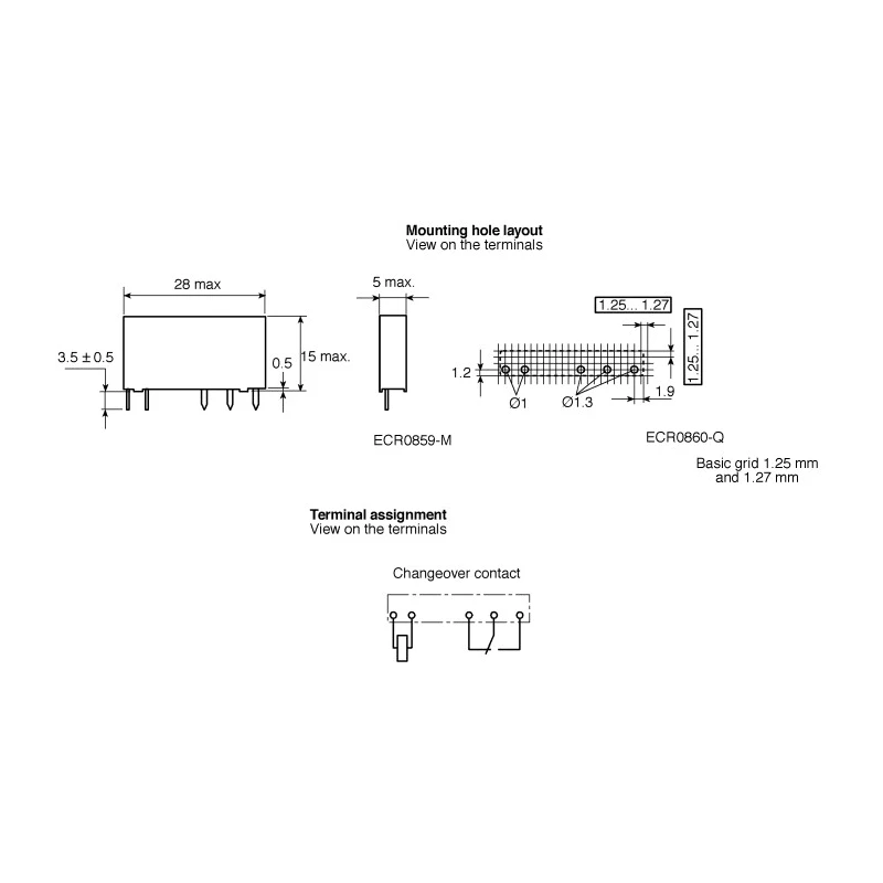 TE Connectivity PCB Power Relay, 12V DC Coil, 6A Switching Current, SPST V23092A1012A302