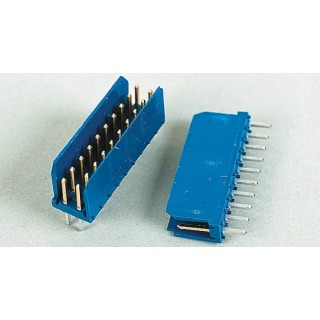 Amphenol Communications Solutions Dubox Series Straight Through Hole PCB Header, 20 Contacts, 2.54 mm Pitch, 2 76385-310LF