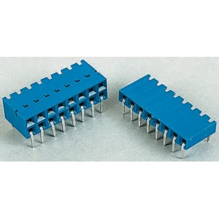 Amphenol Communications Solutions Dubox Series Right Angle Through Hole PCB Socket, 20-Contact, 2 Row, 2.54 mm 89883-410LF