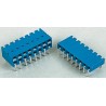 Amphenol Communications Solutions Dubox Series Right Angle Through Hole PCB Socket, 20-Contact, 2 Row, 2.54 mm 89883-410LF