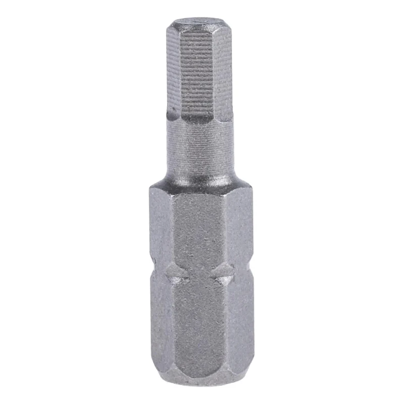 RS PRO Hex Screwdriver Bit Chrome Vanadium Steel 0.25 mm Drive Size Hex 4 Tip 25 mm Overall Length 253-201