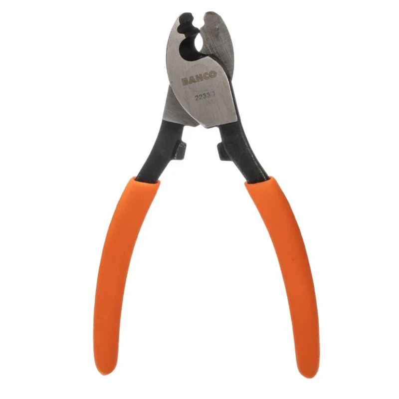 Bahco Straight Cable Cutter for Copper and Aluminium Wire Cutting 160mm Overall Length 10mm Capacity 2233 D-160