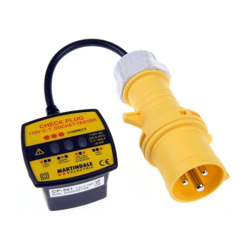 Martindale Socket Tester 16A 110V AC CAT II CP301
