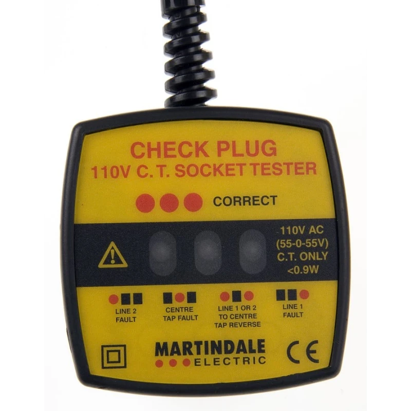 Martindale Socket Tester 16A 110V AC CAT II CP301
