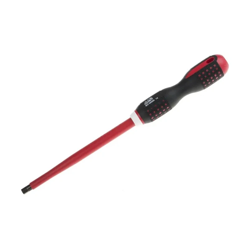 Bahco Hexagon Screwdriver, 8 mm Tip, 200 mm Blade, Bi-Material Handle, Insulated Alloy Steel Blade, VDE/1000V BE-8708S