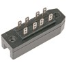 TE Connectivity RP622 8 Way 2.54 mm Pitch Rectangular Connector Type B 2 Row Female Solder Termination Board Mount RP622