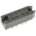 TE Connectivity RP622 8 Way 2.54 mm Pitch Rectangular Connector Type B 2 Row Female Solder Termination Board Mount RP622