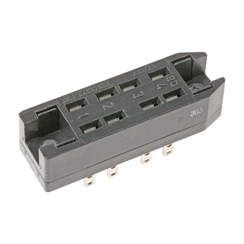 TE Connectivity RP622 8 Way 2.54 mm Pitch Rectangular Connector Type B 2 Row Female Solder Termination Board Mount RP622