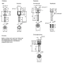 TE Connectivity DIN41622 Male Connector Housing 2.54 mm Pitch 1 Way 1 Row Straight 