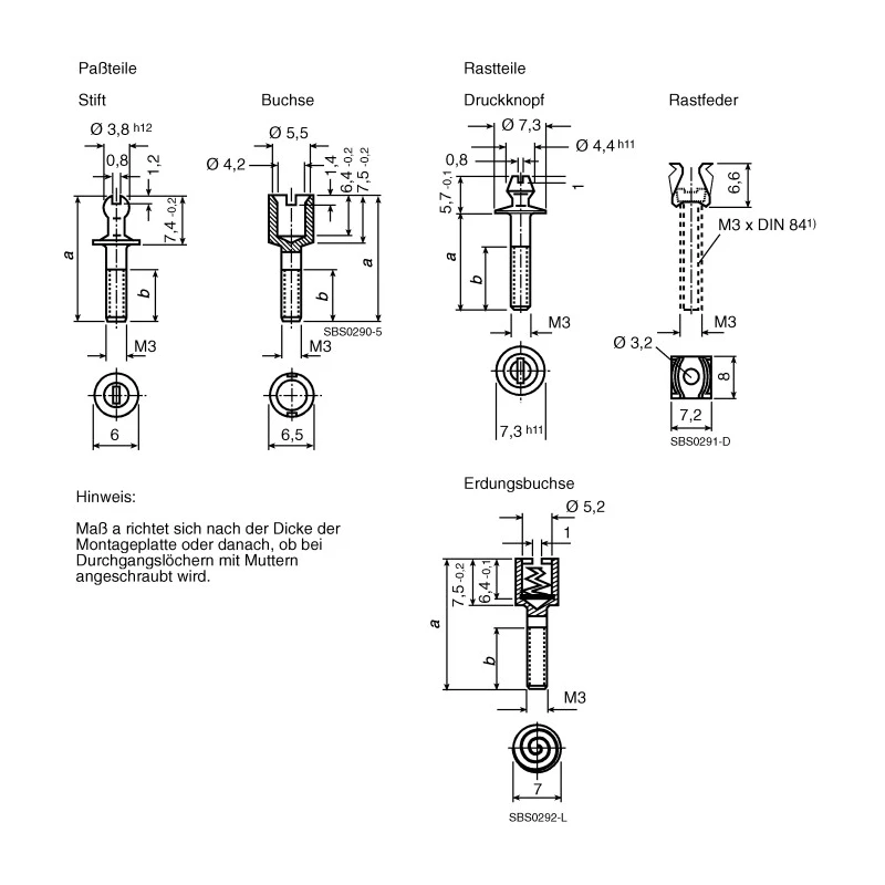 TE Connectivity DIN41622 Male Connector Housing 2.54 mm Pitch 1 Way 1 Row Straight 