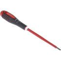 Bahco Hexagon Screwdriver with 3 mm Tip, 125 mm Alloy Steel Blade, Ergonomic Bi-Material Handle, VDE 1000V Insulated BE-8703S