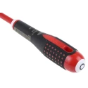 Bahco Hexagon Screwdriver with 3 mm Tip, 125 mm Alloy Steel Blade, Ergonomic Bi-Material Handle, VDE 1000V Insulated BE-8703S