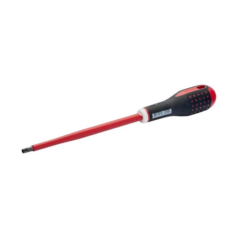 Bahco Hexagon Screwdriver with 3 mm Tip, 125 mm Alloy Steel Blade, Ergonomic Bi-Material Handle, VDE 1000V Insulated BE-8703S