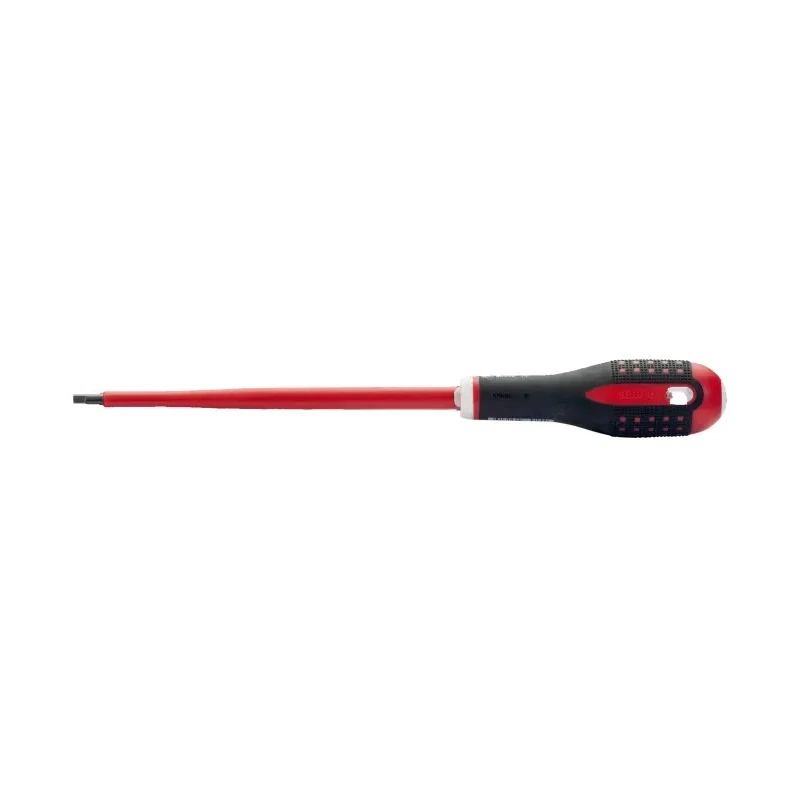 Bahco Hexagon Screwdriver with 3 mm Tip, 125 mm Alloy Steel Blade, Ergonomic Bi-Material Handle, VDE 1000V Insulated BE-8703S