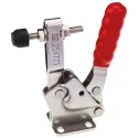 RS PRO 94° x 20 mm Horizontal Handle Toggle Clamp Stainless Steel Chrome Finish 150kg Holding Force 254-771